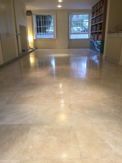 Limestone Floor Polishing