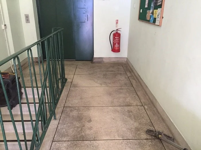 cleaning commercial staircases