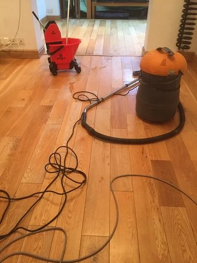 Non-sanding cleaning stage completed