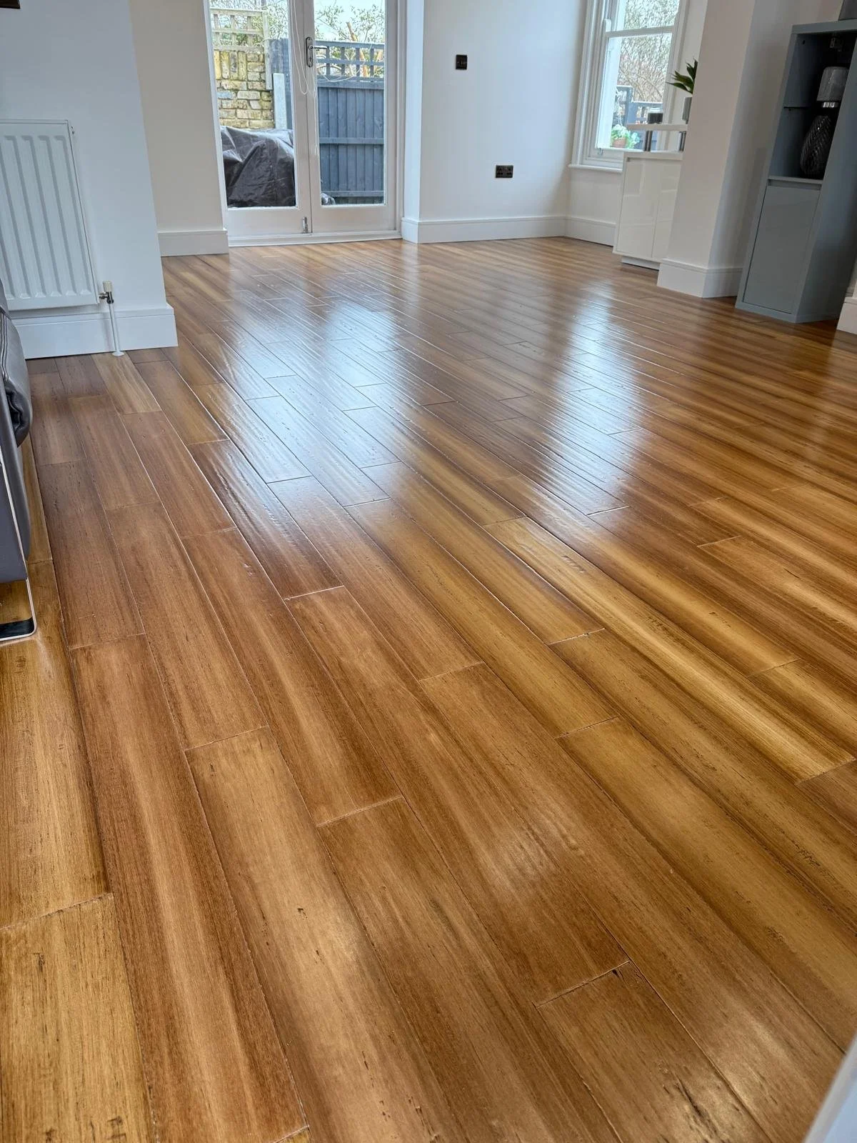 LVT floor deep-cleaned and sealed using Karndean Refresh.