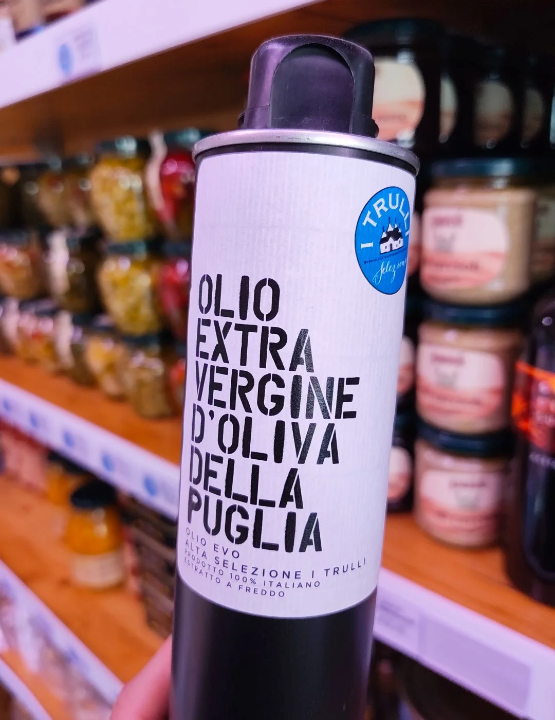 I Trulli Padova packaging olive oil
