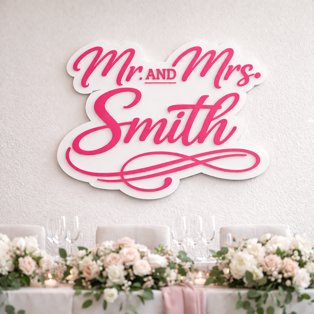 Acrylic Wedding Sign