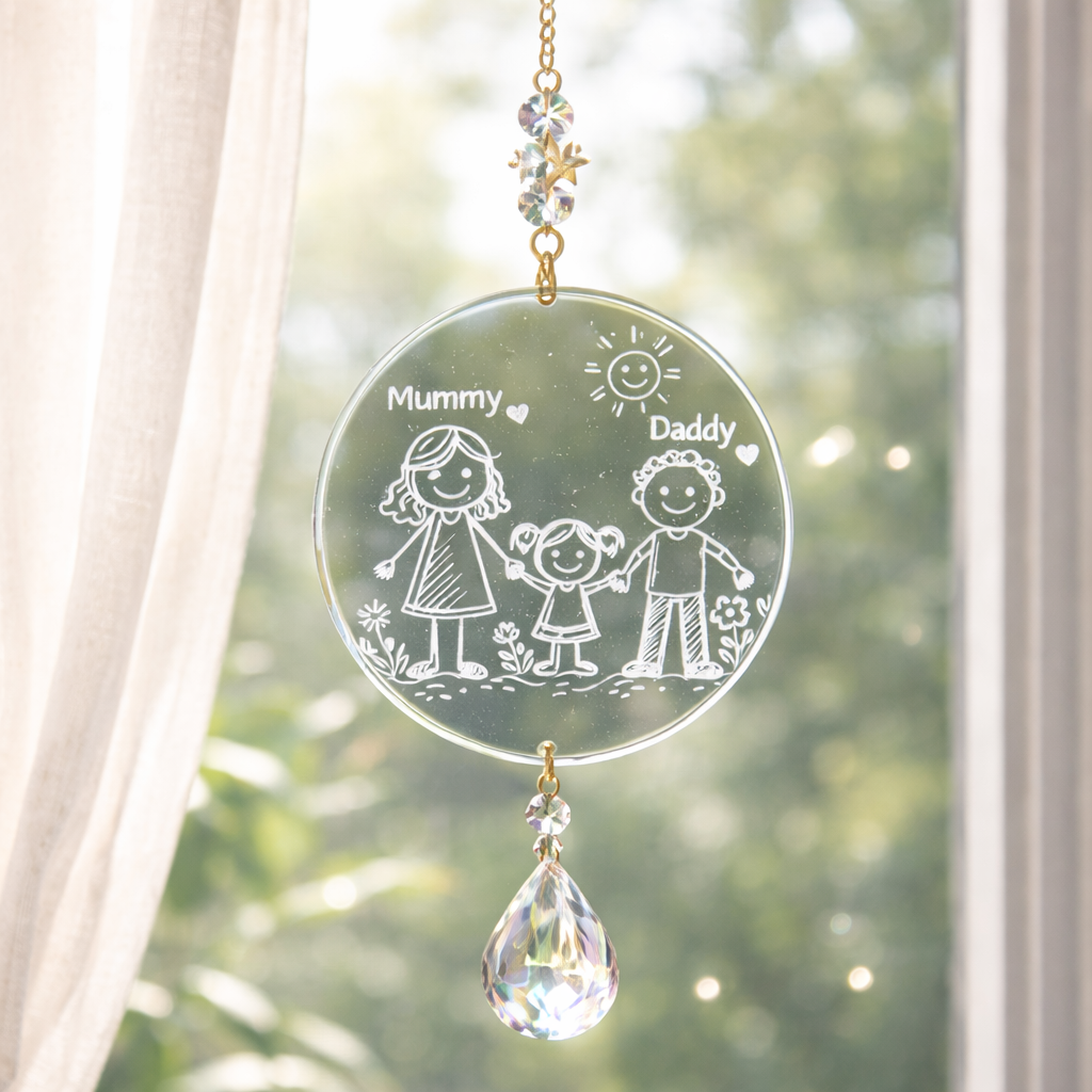 Personalised Child’s Drawing Acrylic Sun Catcher