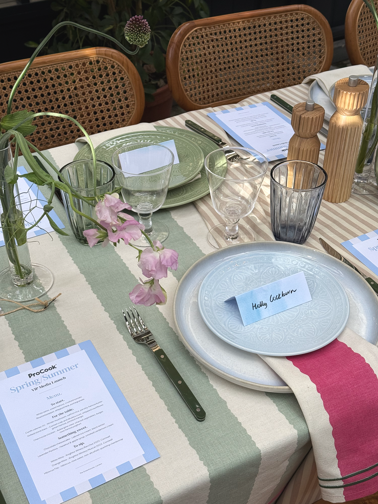 Event styling & creative direction for ProCook S/S tableware launch 26