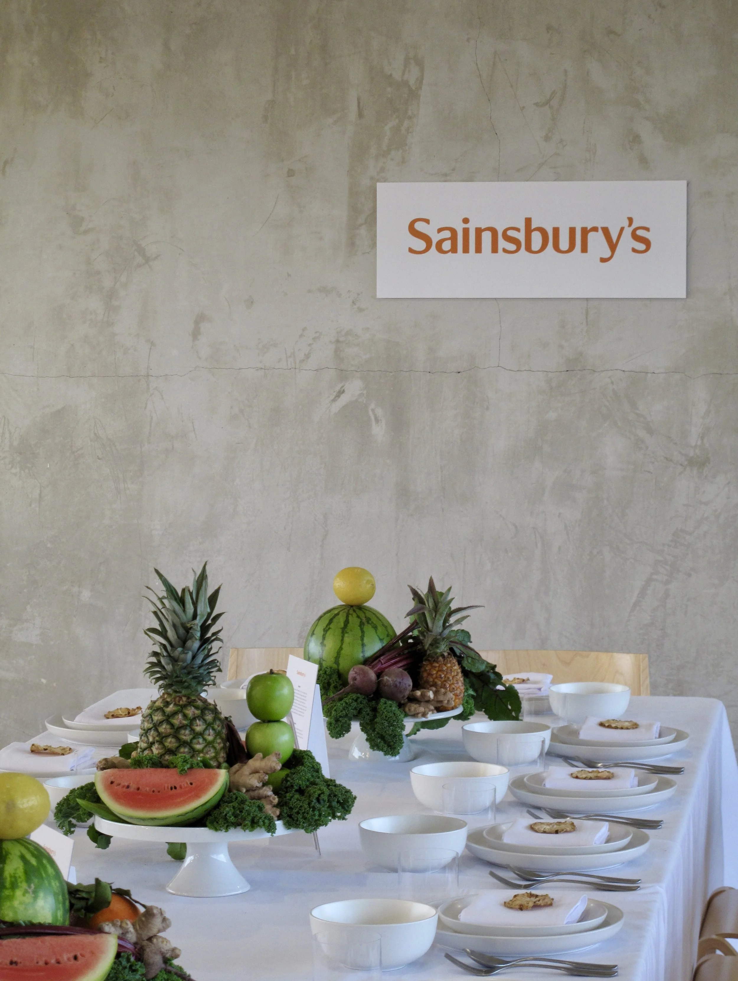 Event Styling & creative direction for Sainsbury's brunch event 25