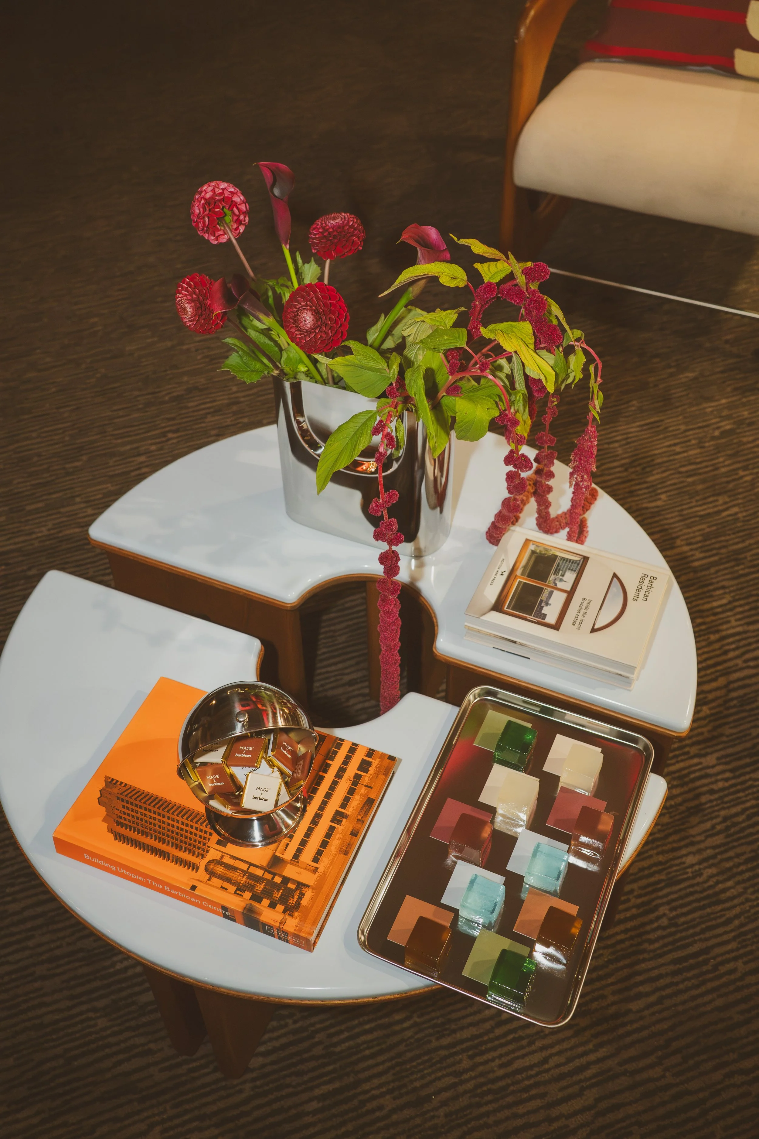 Event styling & art direction for Made.com X Barbican collaboration | Photographer: Rae Oswald