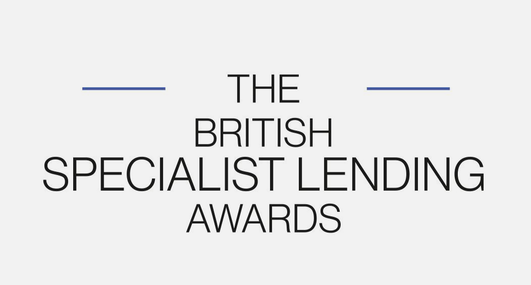 Text reading "The British Specialist Lending Awards" with decorative lines on a plain background.