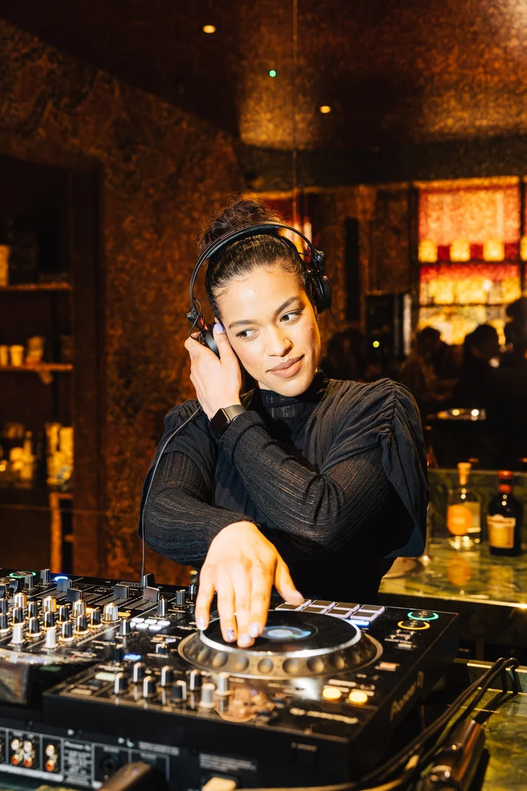 DJ Roxa and live vocalist — photograph 1
