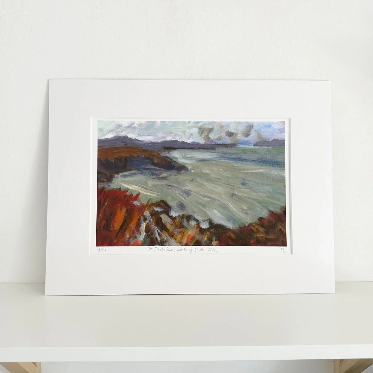 St Justinian, Looking South West