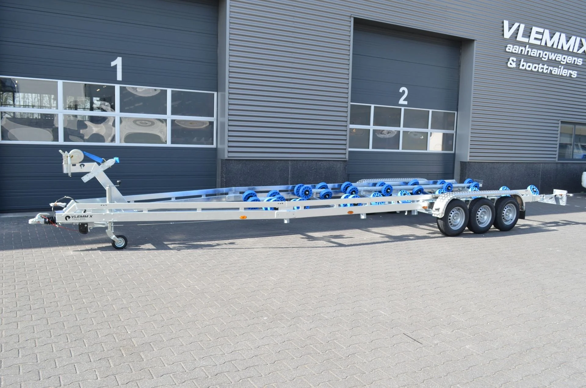 Flex-Roll Boat  9.2 Trailer 3x axle 1500kg