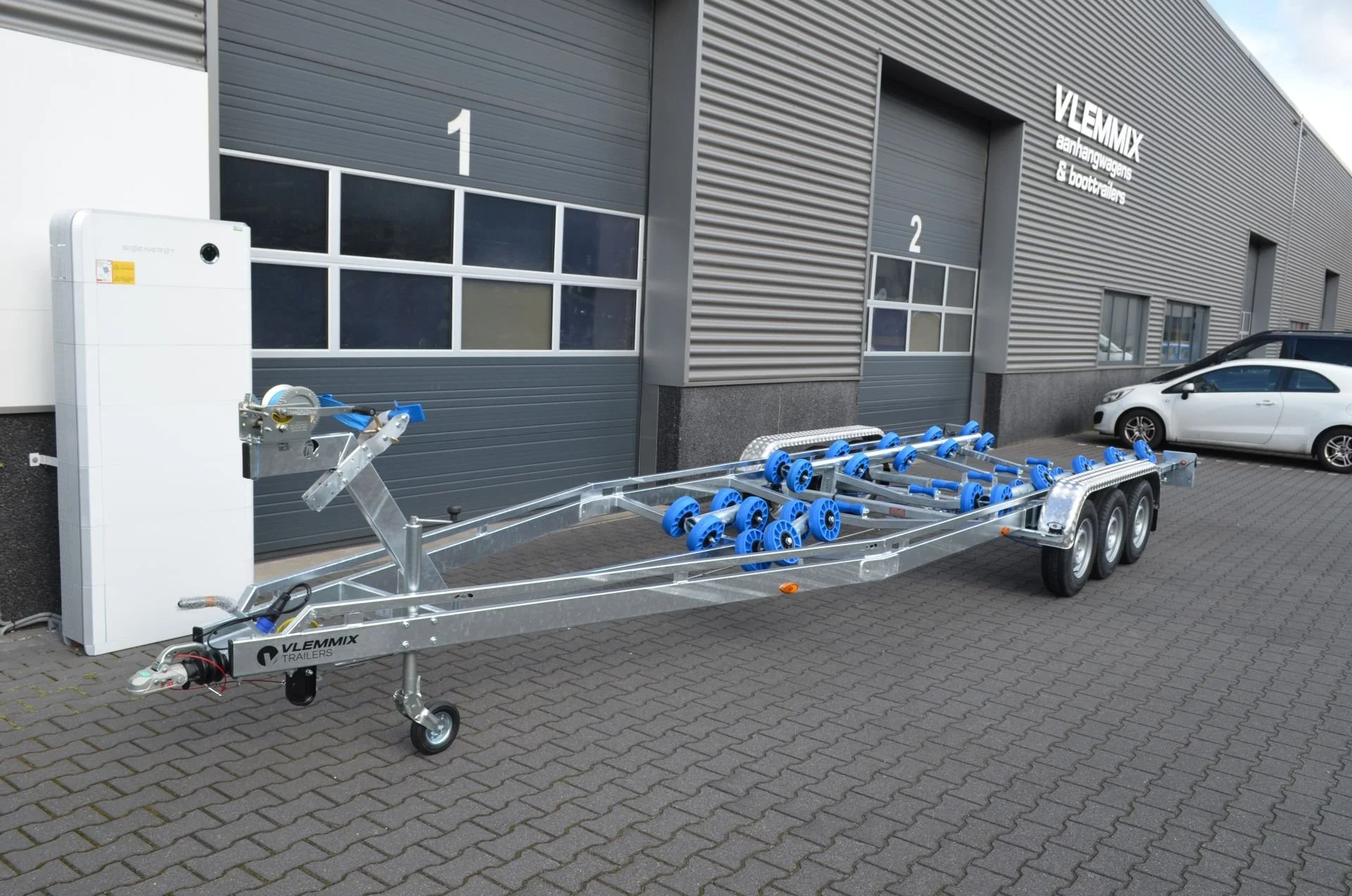 Flex-Roll Boat  8.4 Trailer 3x axle 1500kg
