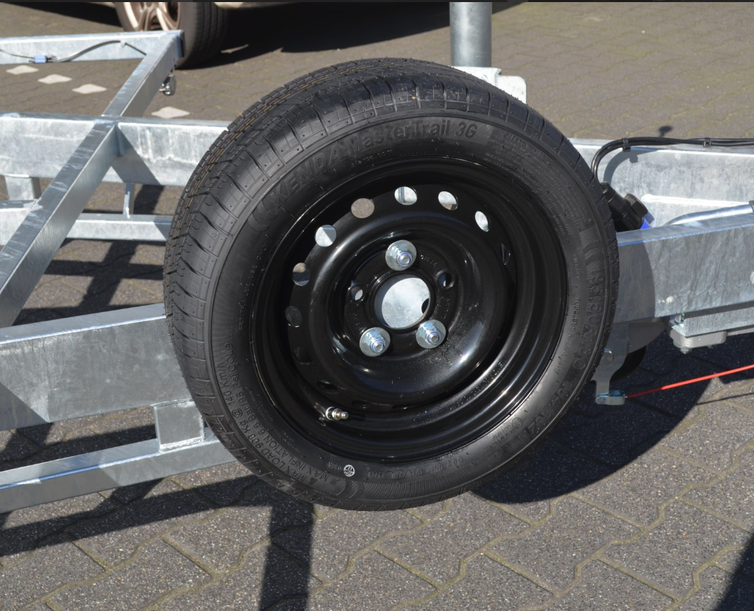 Spare wheel & frame mount
