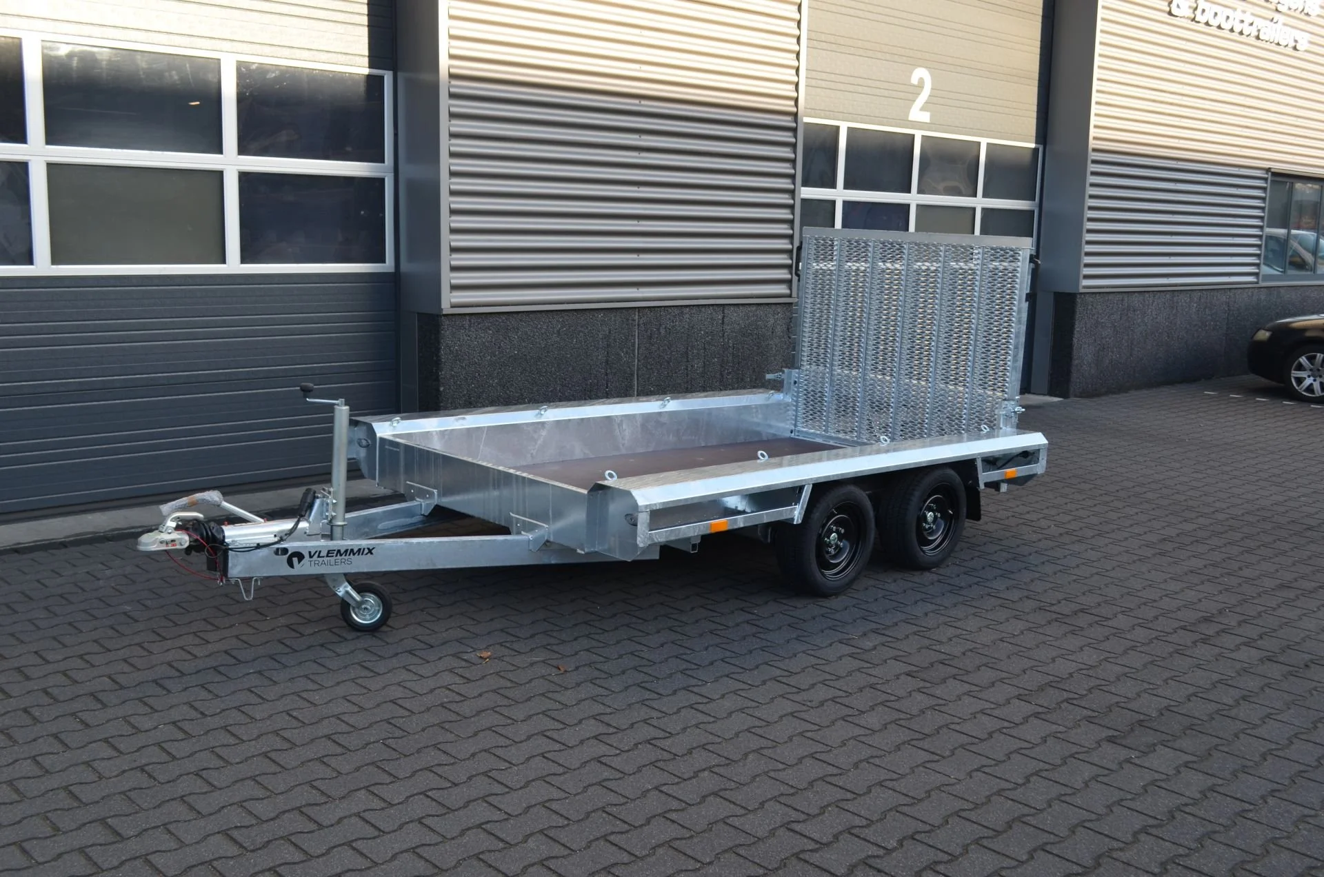 300x150 Machine transporter  (2 x axle 1800 kg)