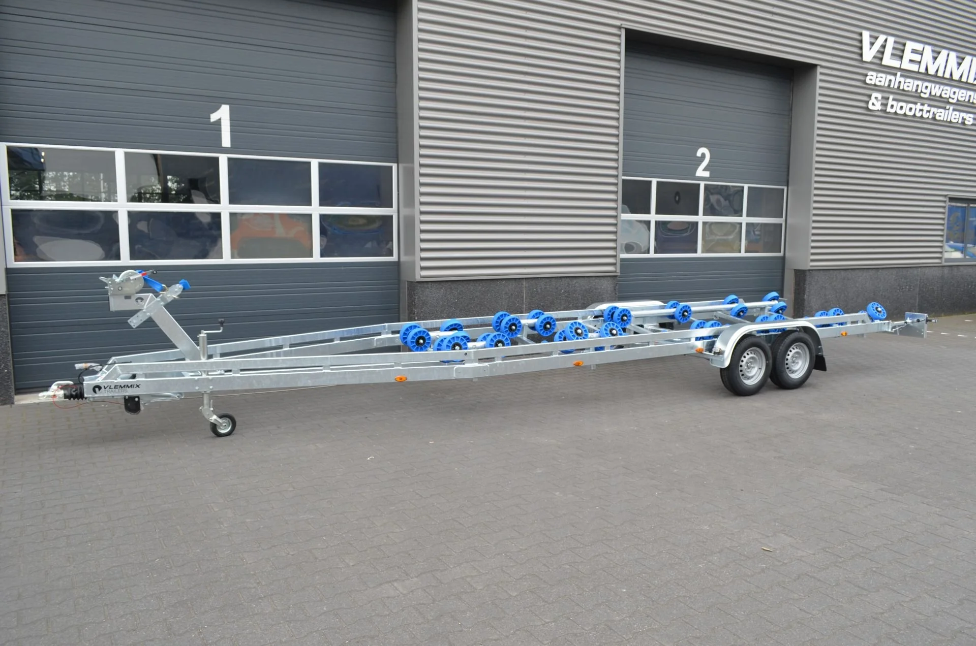 Flex-Roll Boat  9.2 Trailer 2x axle 1800kg