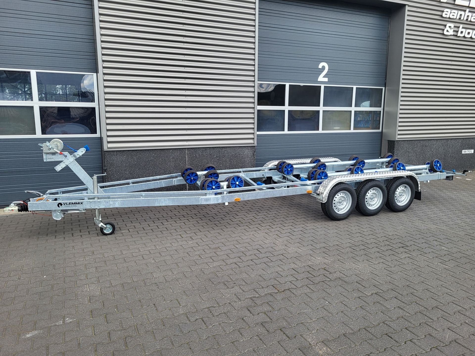 Flex-Roll Boat  7.8 Trailer 3x axle 1500kg