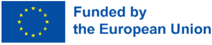European Union flag with text 'Funded by the European Union'.