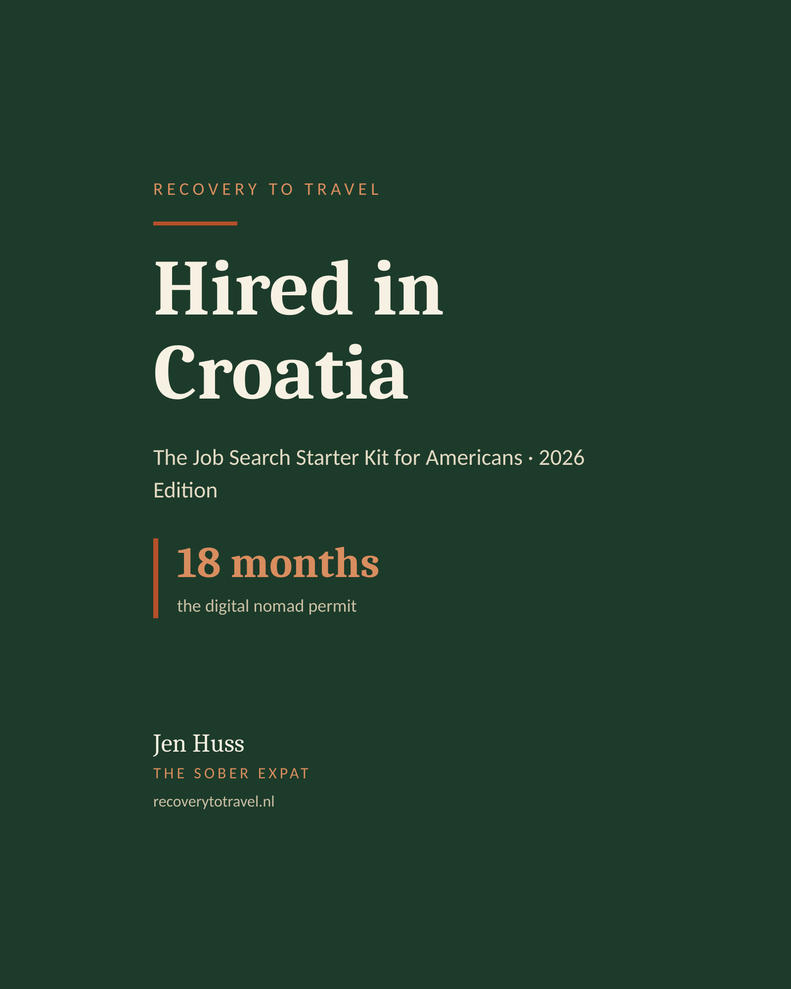 Hired in Croatia - Job Search Starter Kit