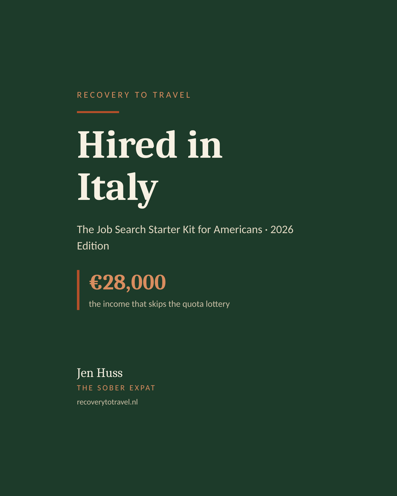 Hired in Italy - Job Search Starter Kit