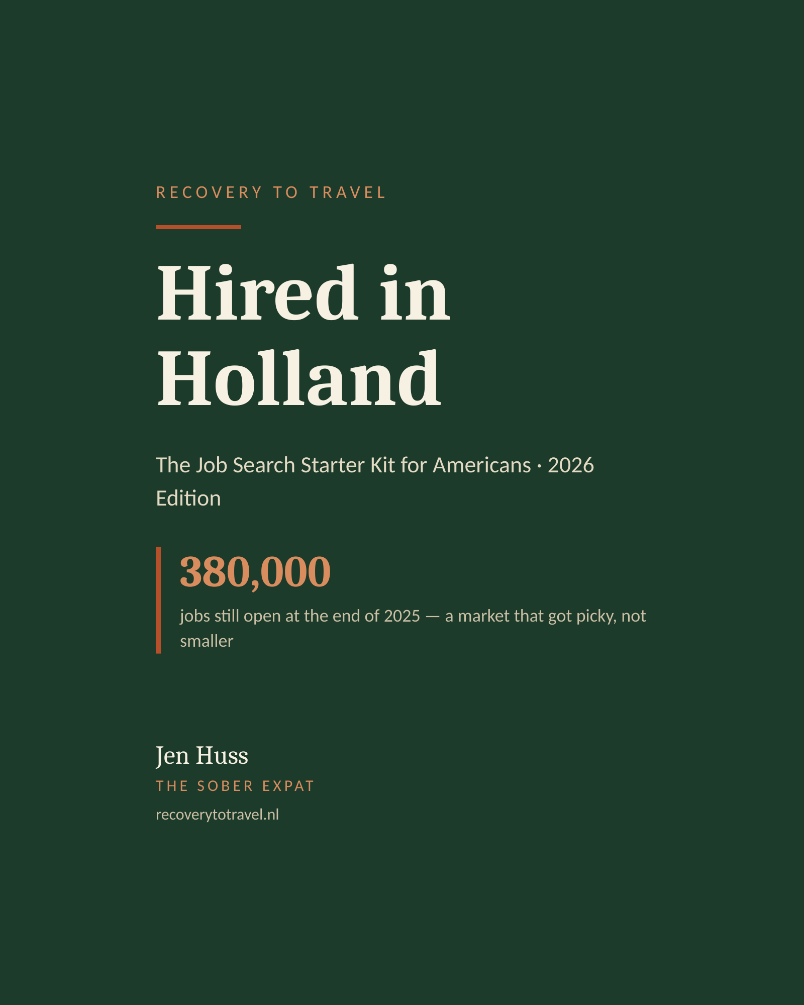 Hired in Holland - Job Search Starter Kit
