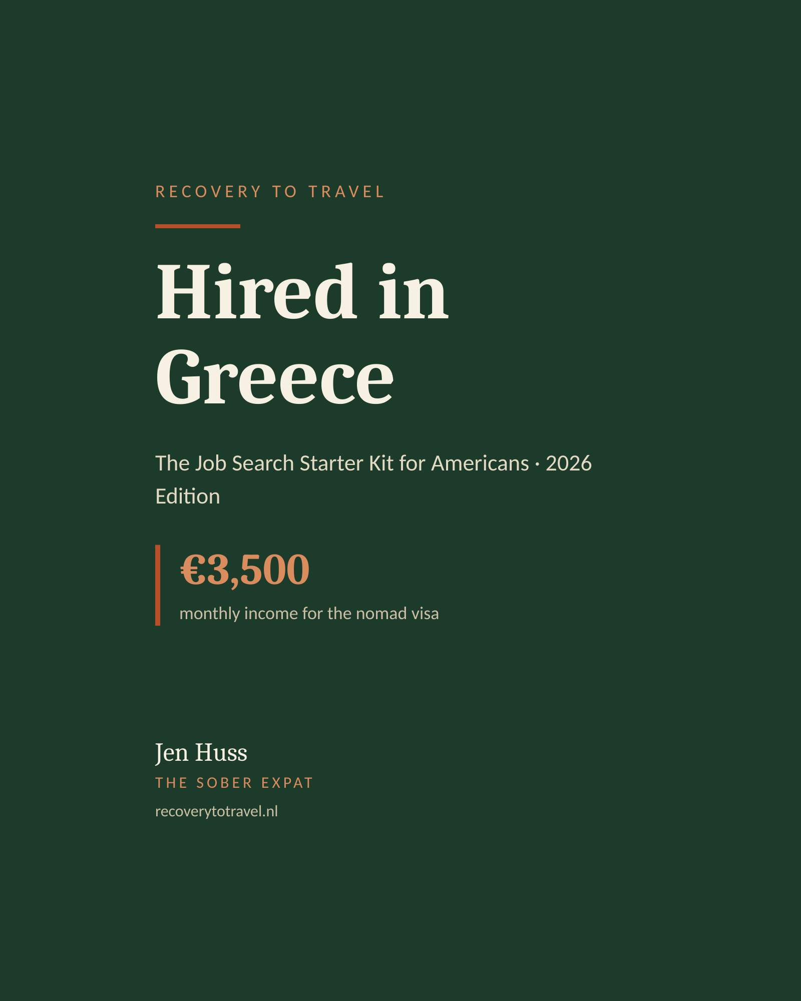 Hired in Greece - Job Search Starter Kit