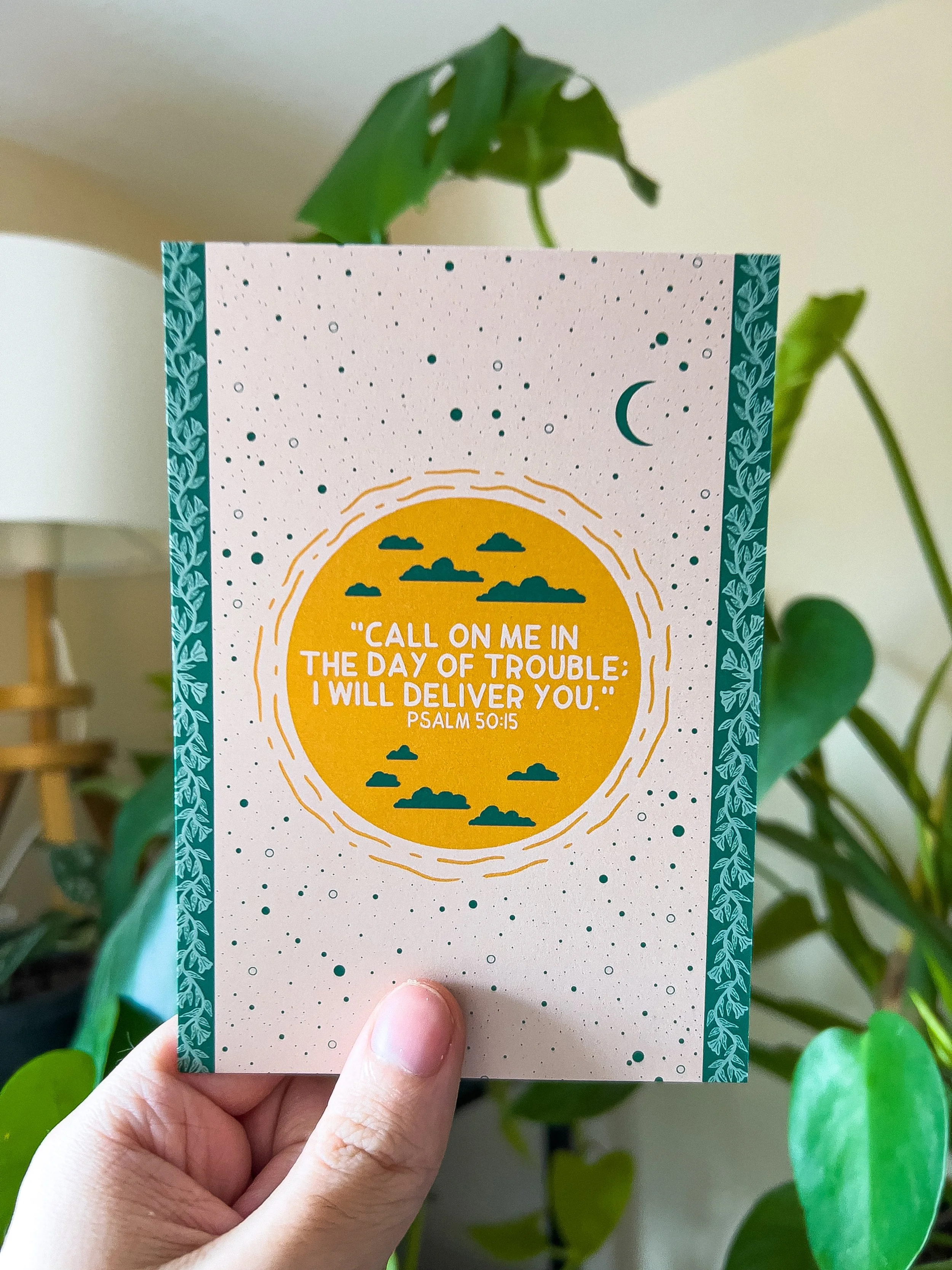 Psalm 50:15 Postcard