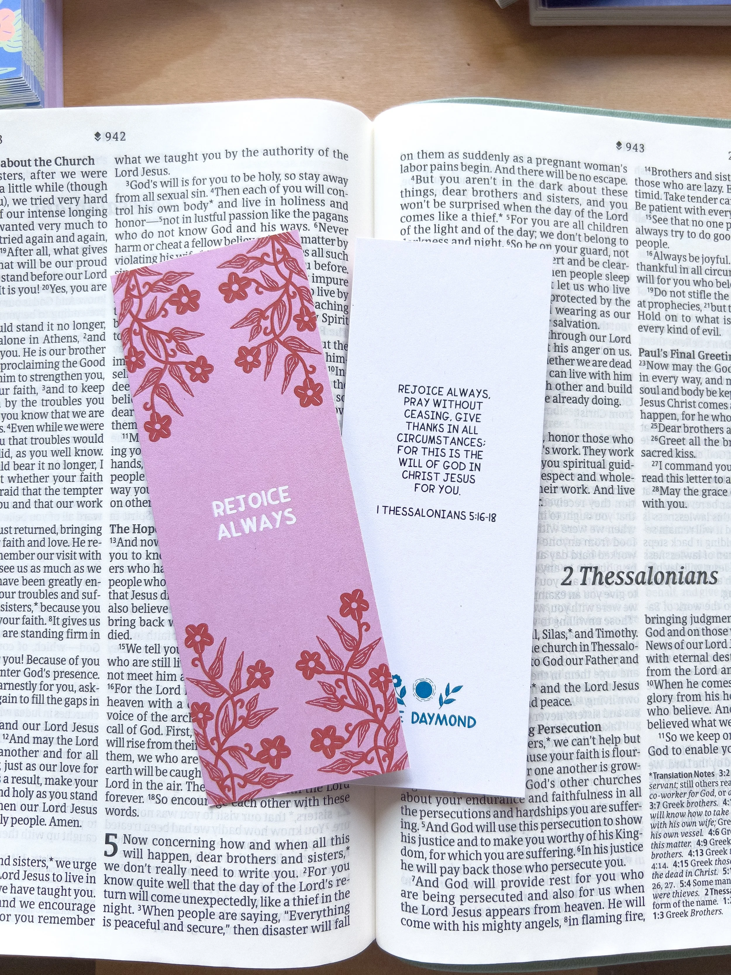 Rejoice Always Bookmark