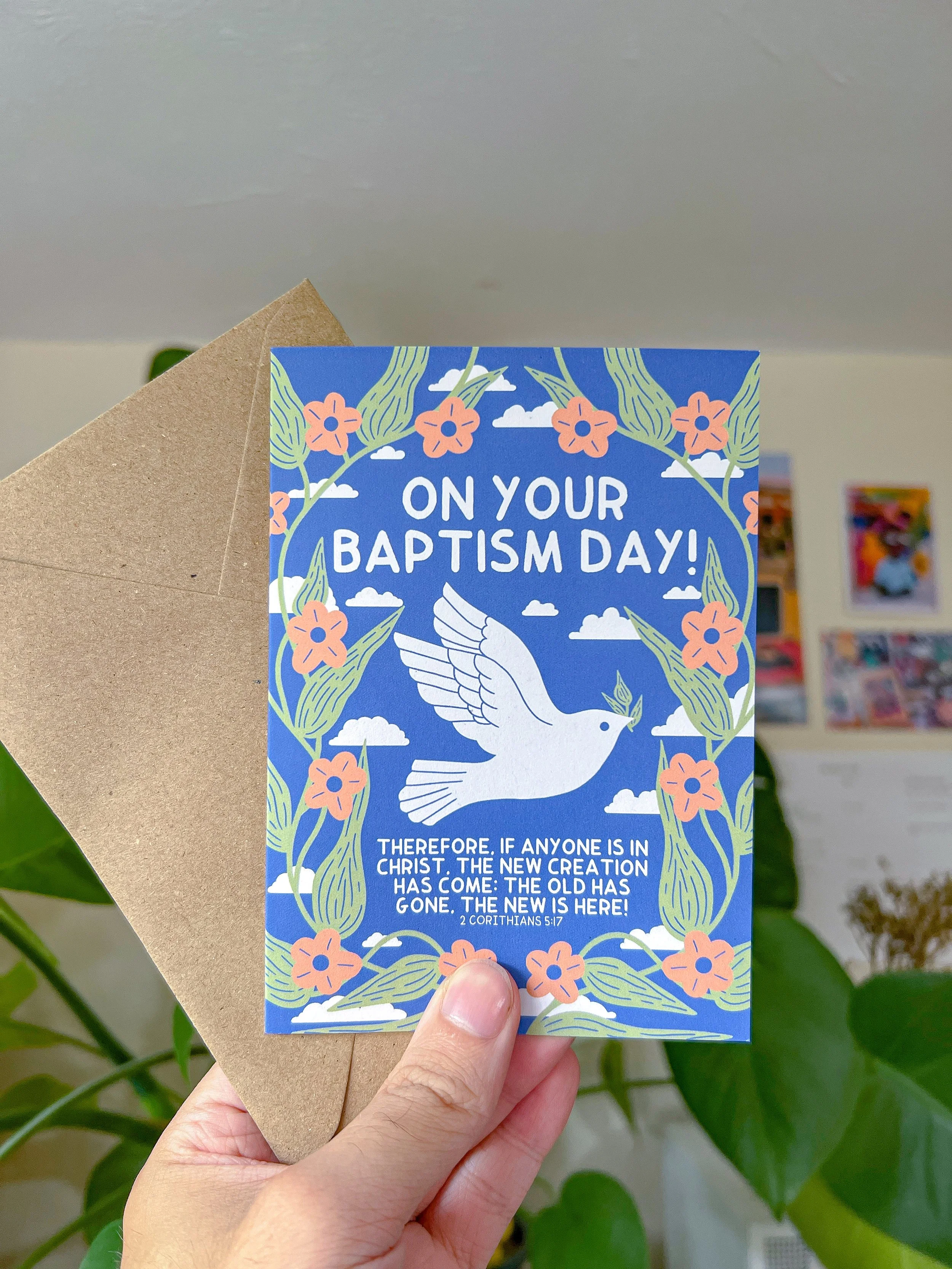 2 Corinthians Baptism Card