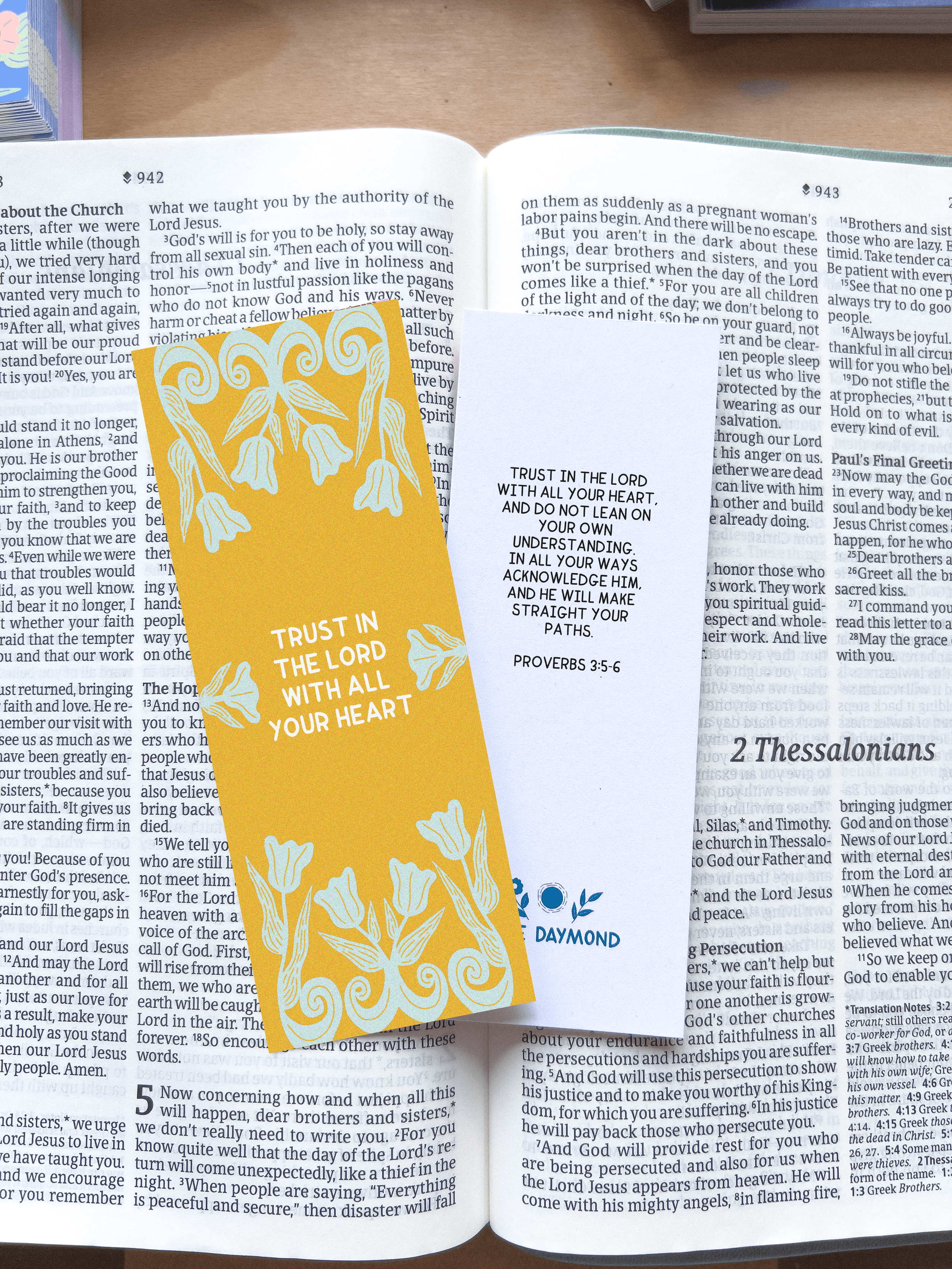 Trust in the Lord with all your heart Bookmark