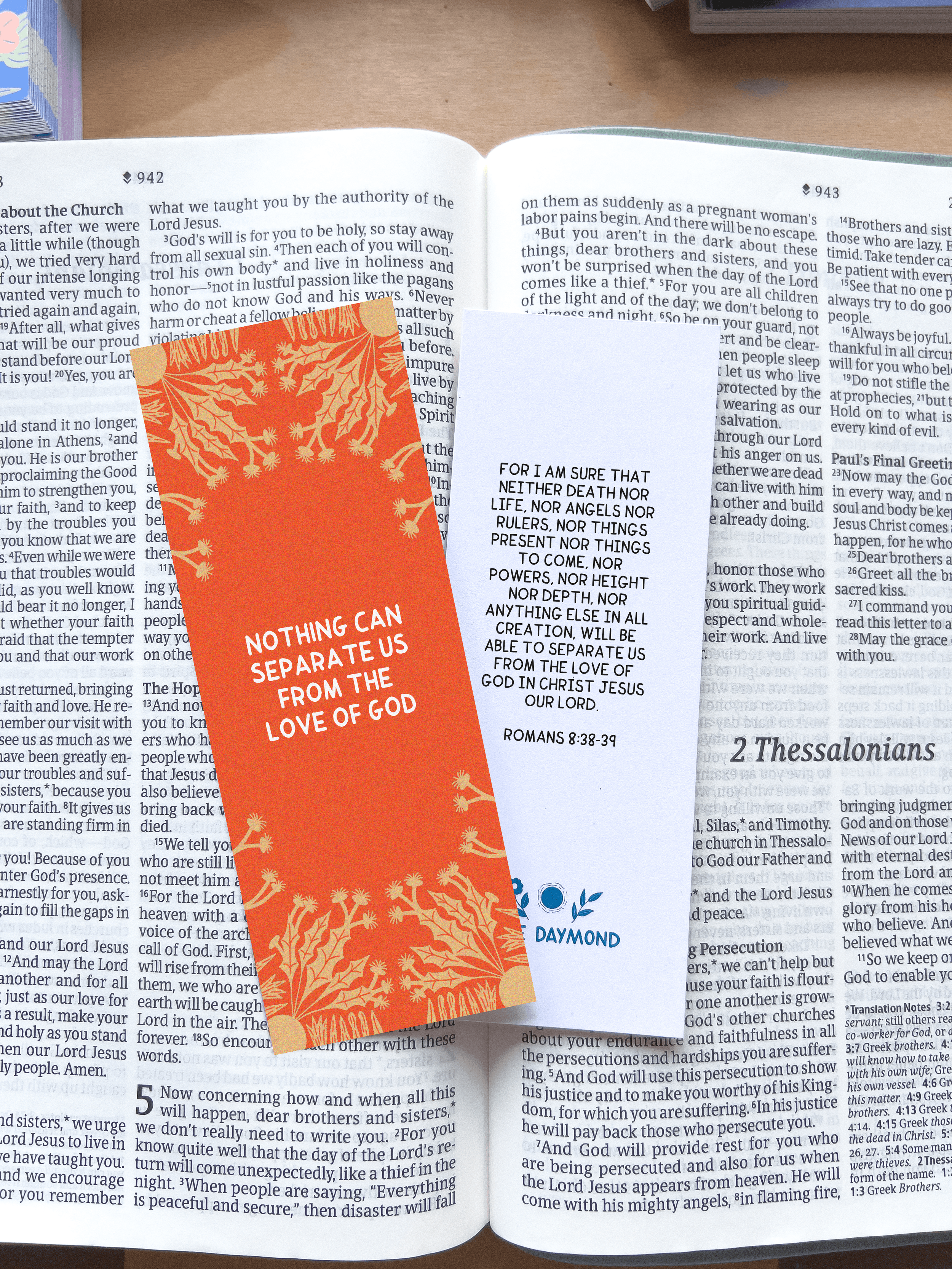 Nothing can separate us from the love of God Bookmark