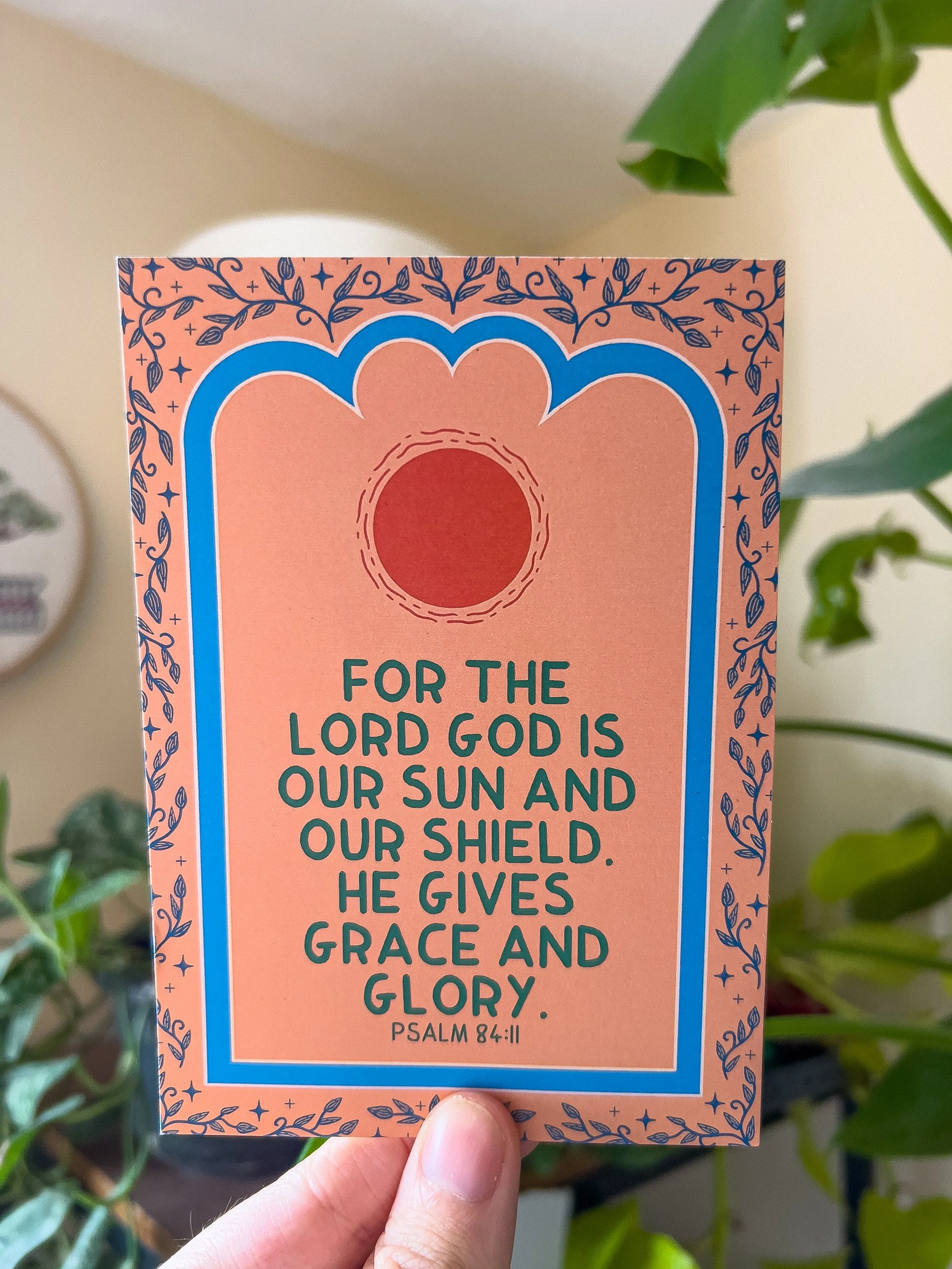 Psalm 84:11 Postcard