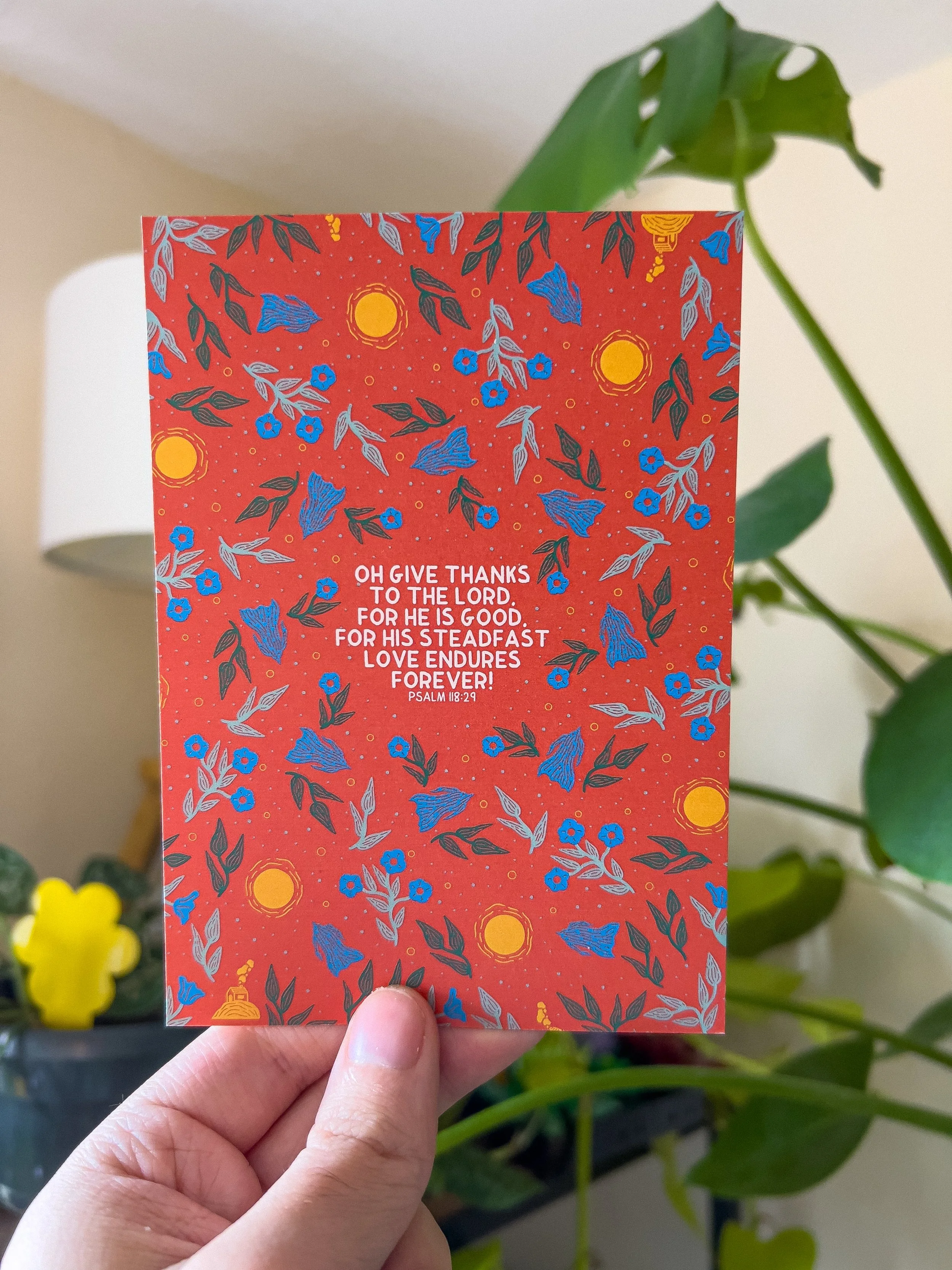 Psalm 118:29 Postcard