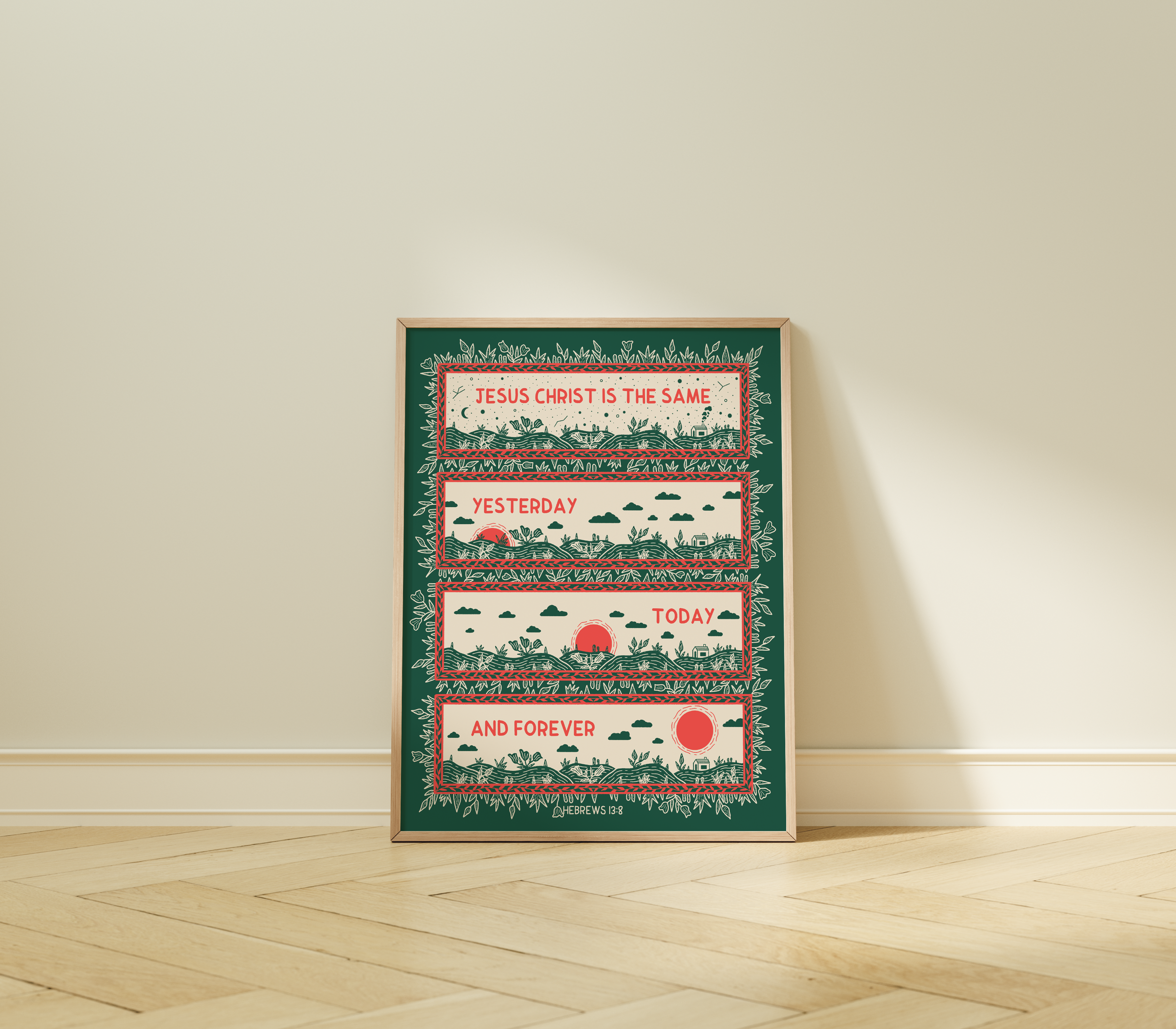 Jesus Christ is the same yesterday and today and forever - Hebrews 13:8