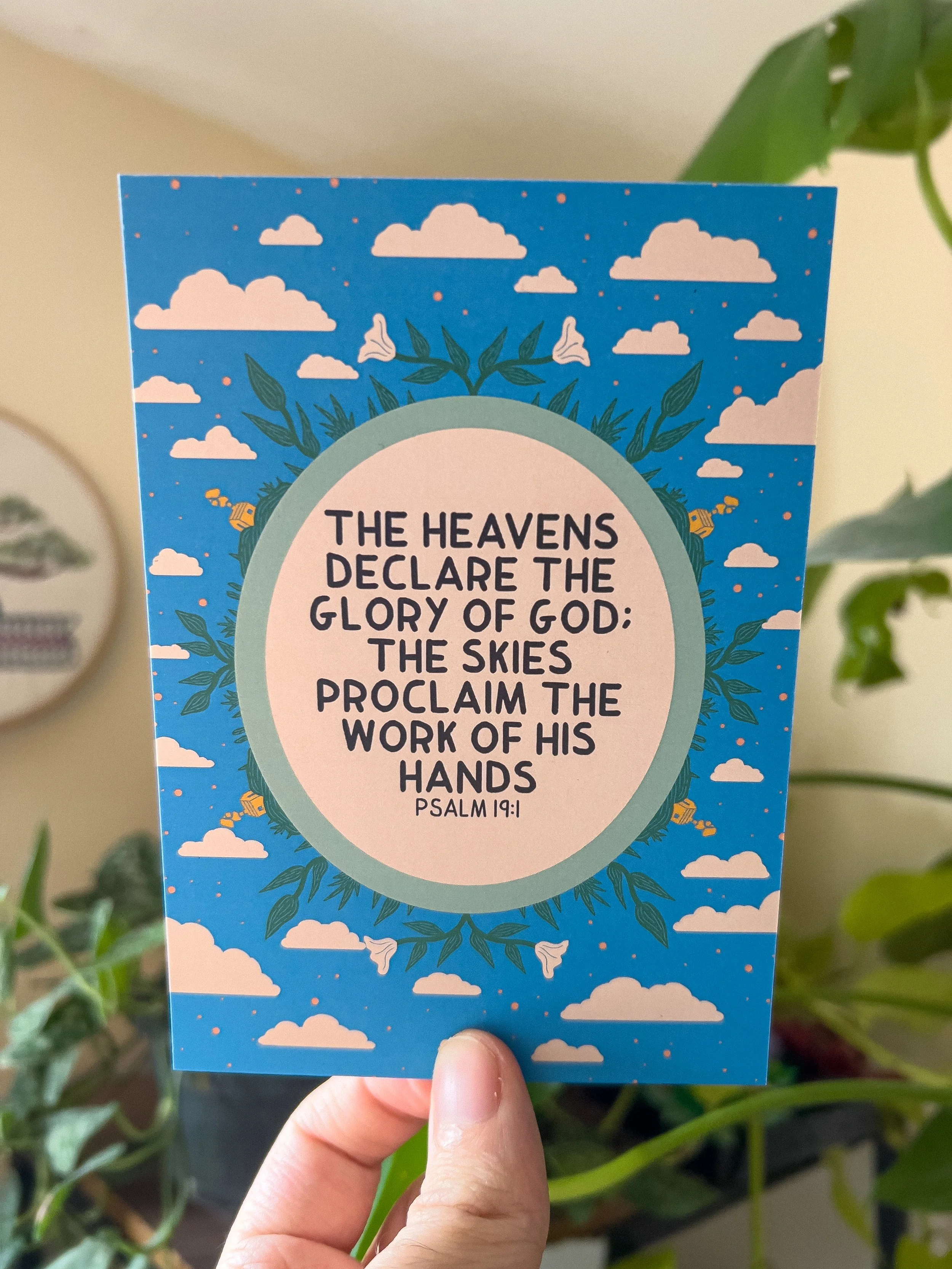 Psalm 19:1 Postcard