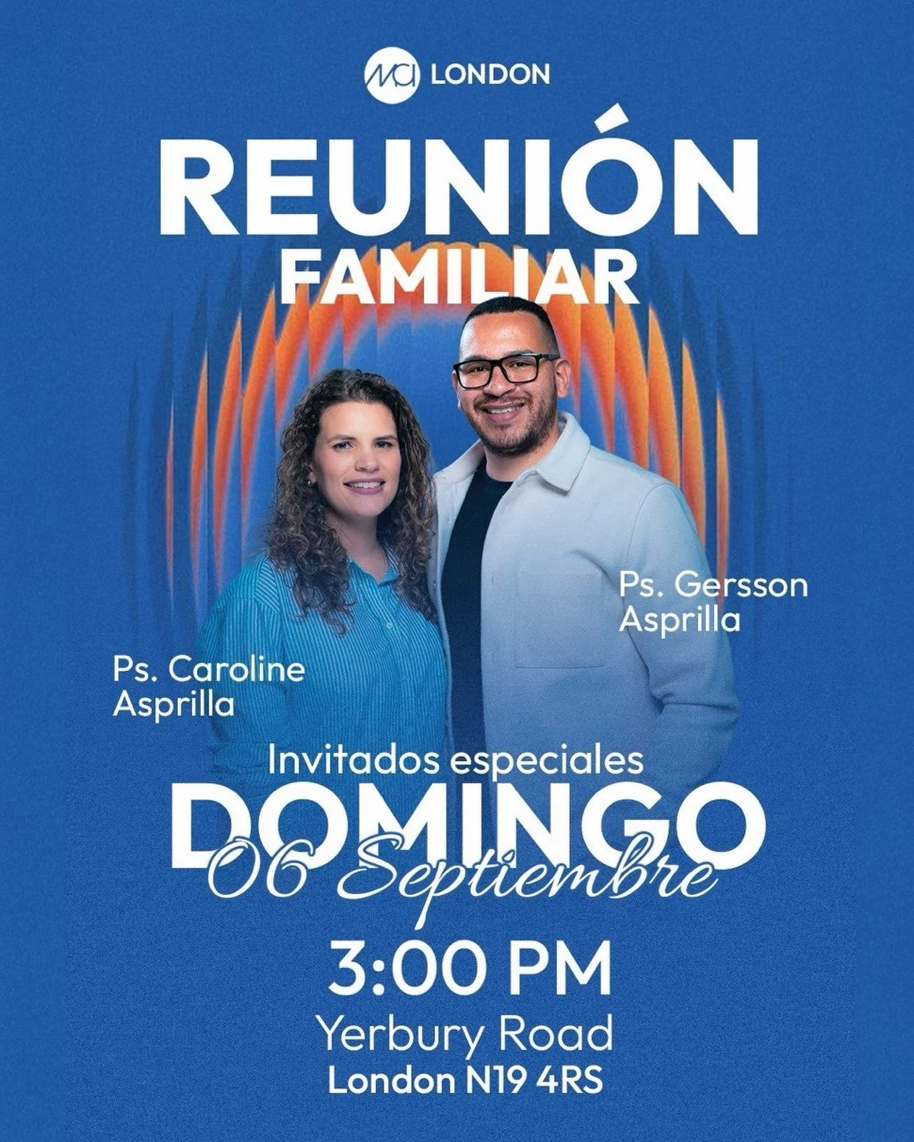 Estamos viviendo nuestro **Mes de Poder** y creemos que este domingo ser&aacute; un tiempo especial de **milagros, sanidades, restauraci&oacute;n y testimonios**. 🙌🔥

Tendremos como invitados especiales a nuestros pastores **Gersson y Caroline, de 