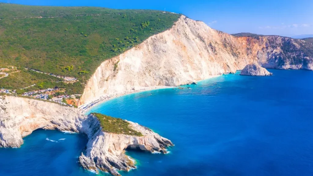 porto-katsiki-parking I najlepszy camping w grecji