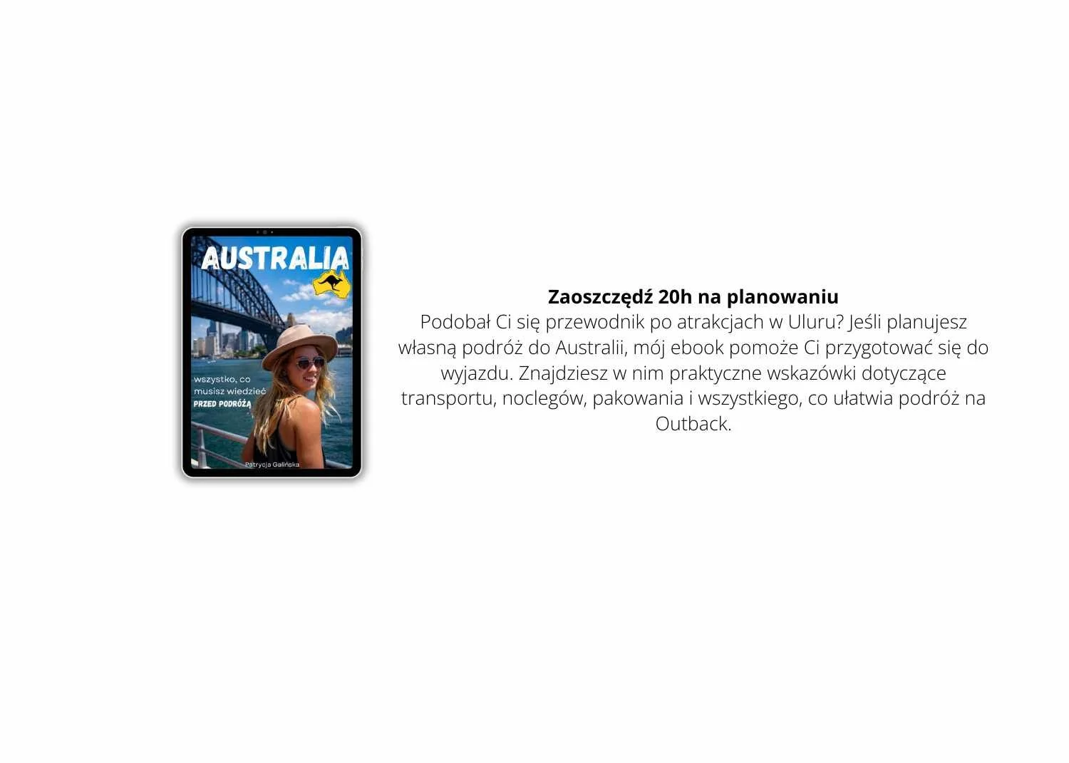 australia jak wyjechać podróż do uluru