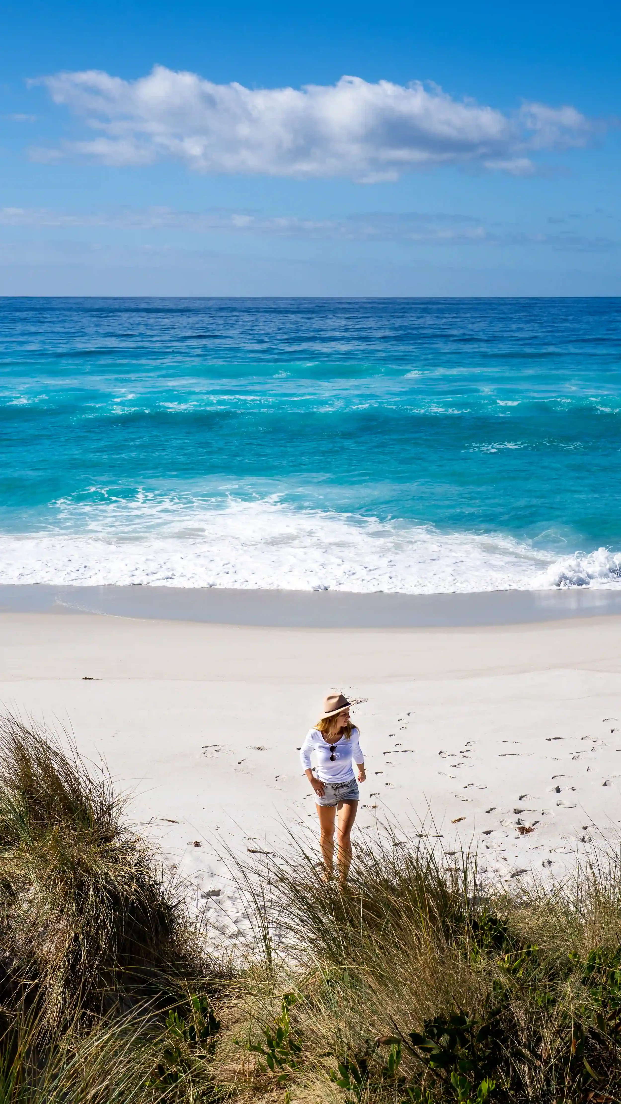 Patrycja galinska na plaży w australii blog-o-australii-