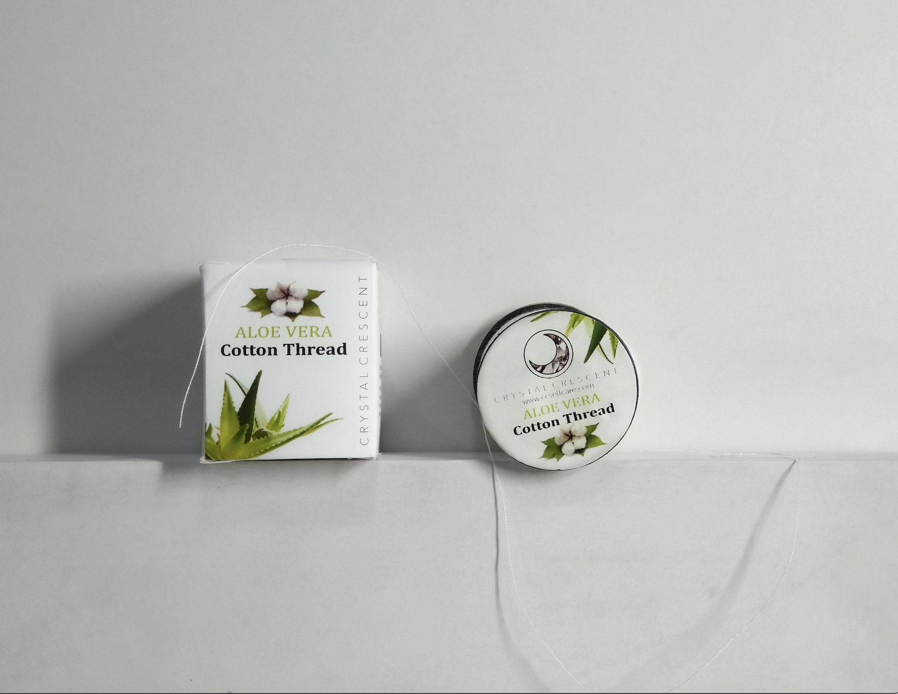 Aloe Vera Coated Cotton Threading Reel