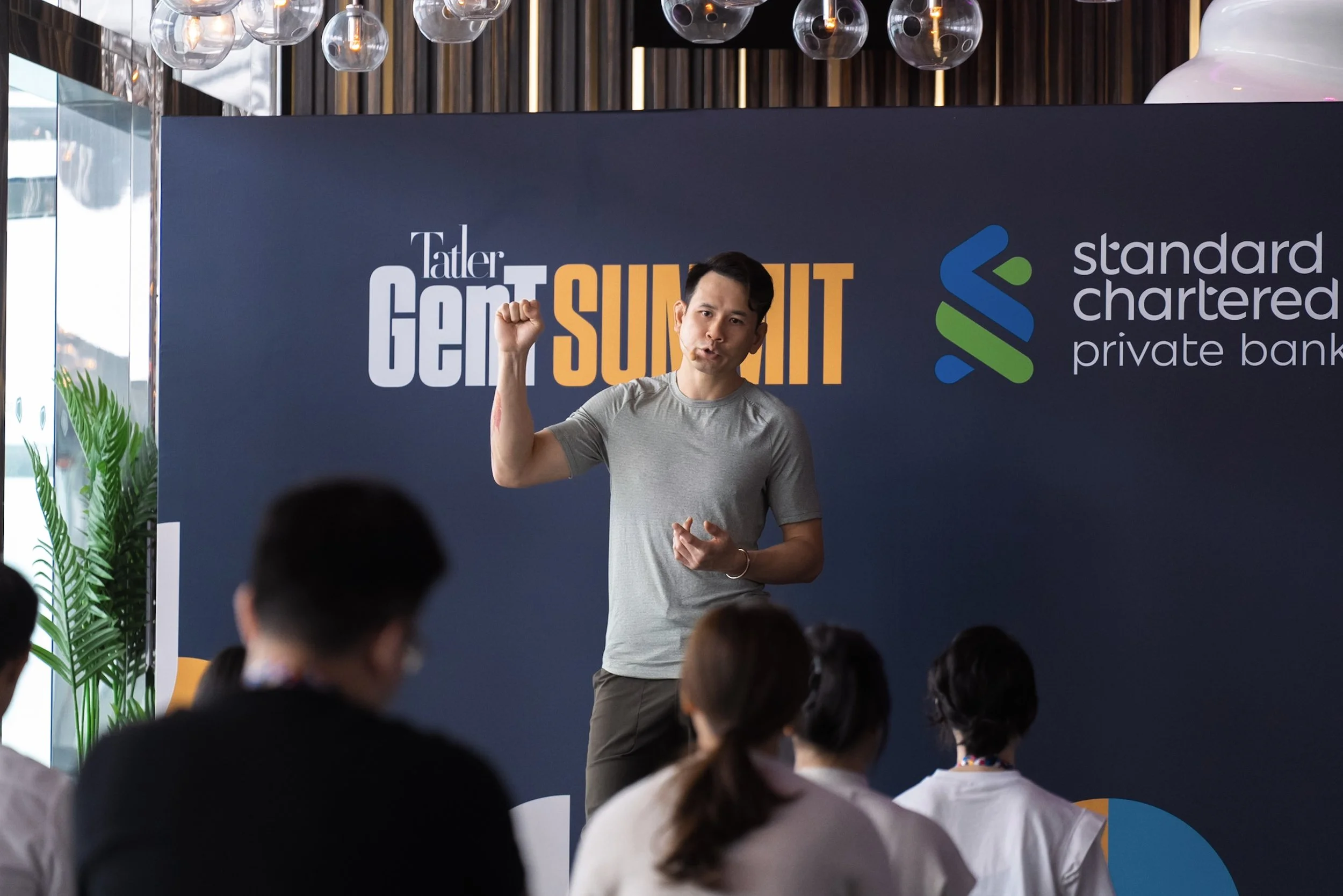 Brian leading entrepreneurs and leaders at TATLER Gen-T Summit (Asia)