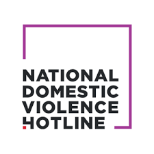 Logo for the National Domestic Violence Hotline and the link to the website.