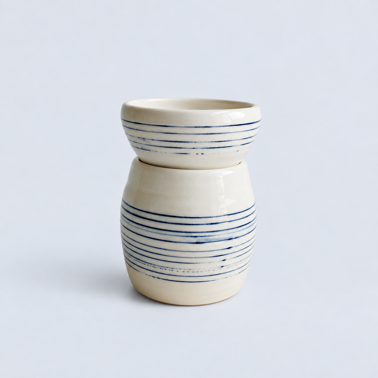 blue line 2 cup set