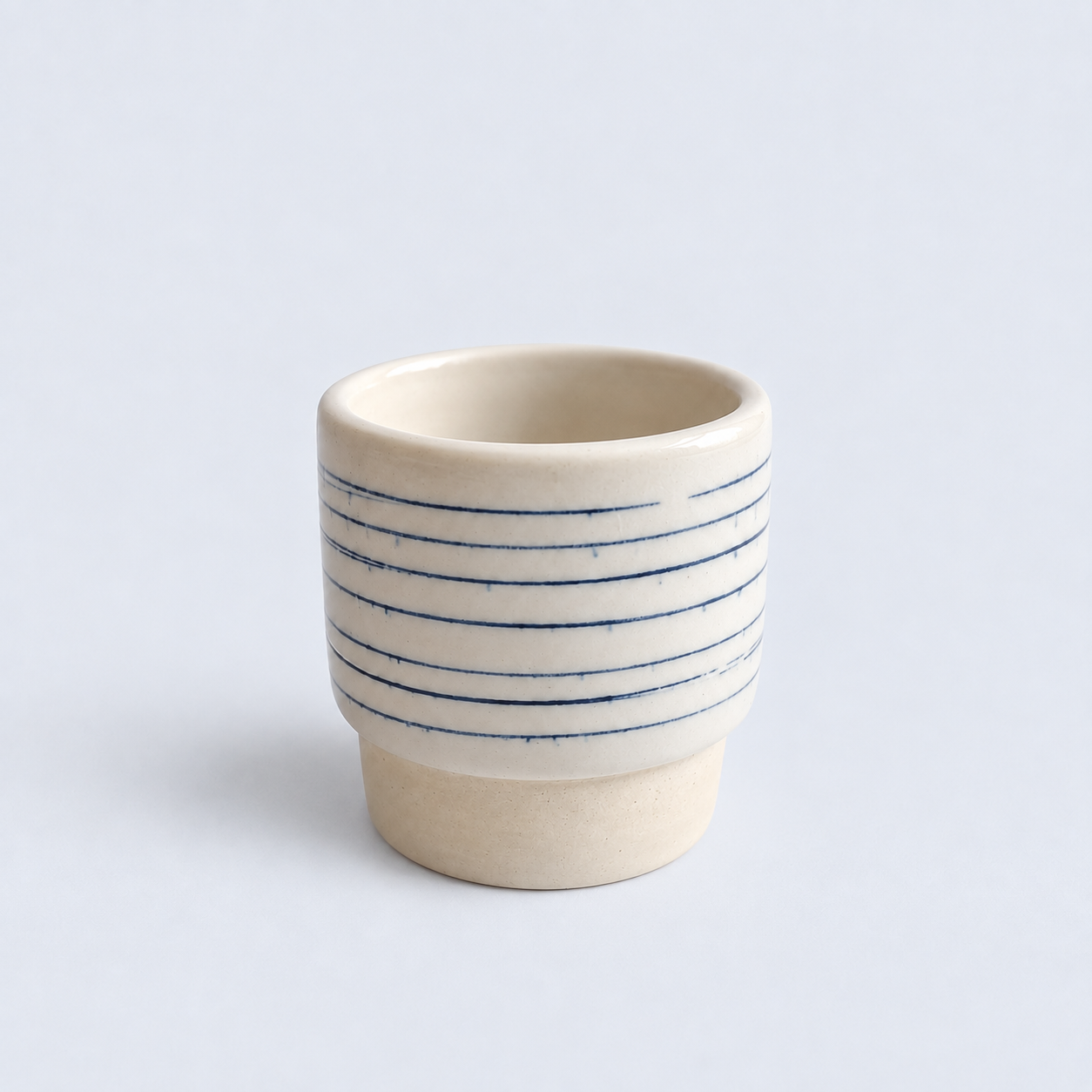 multi blue line cup