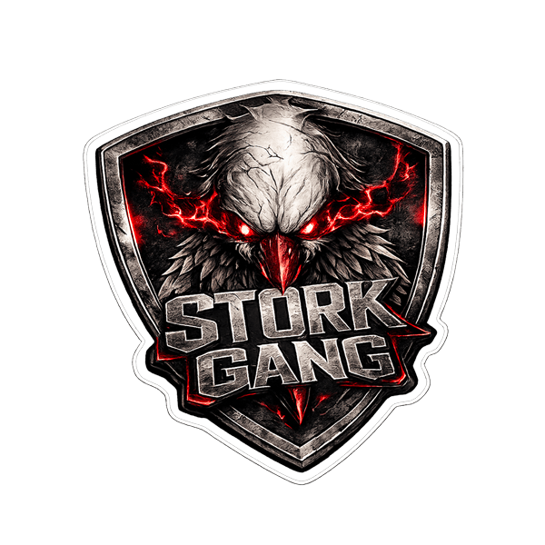 Autocollant STORK GANG – Vinyl Edition
