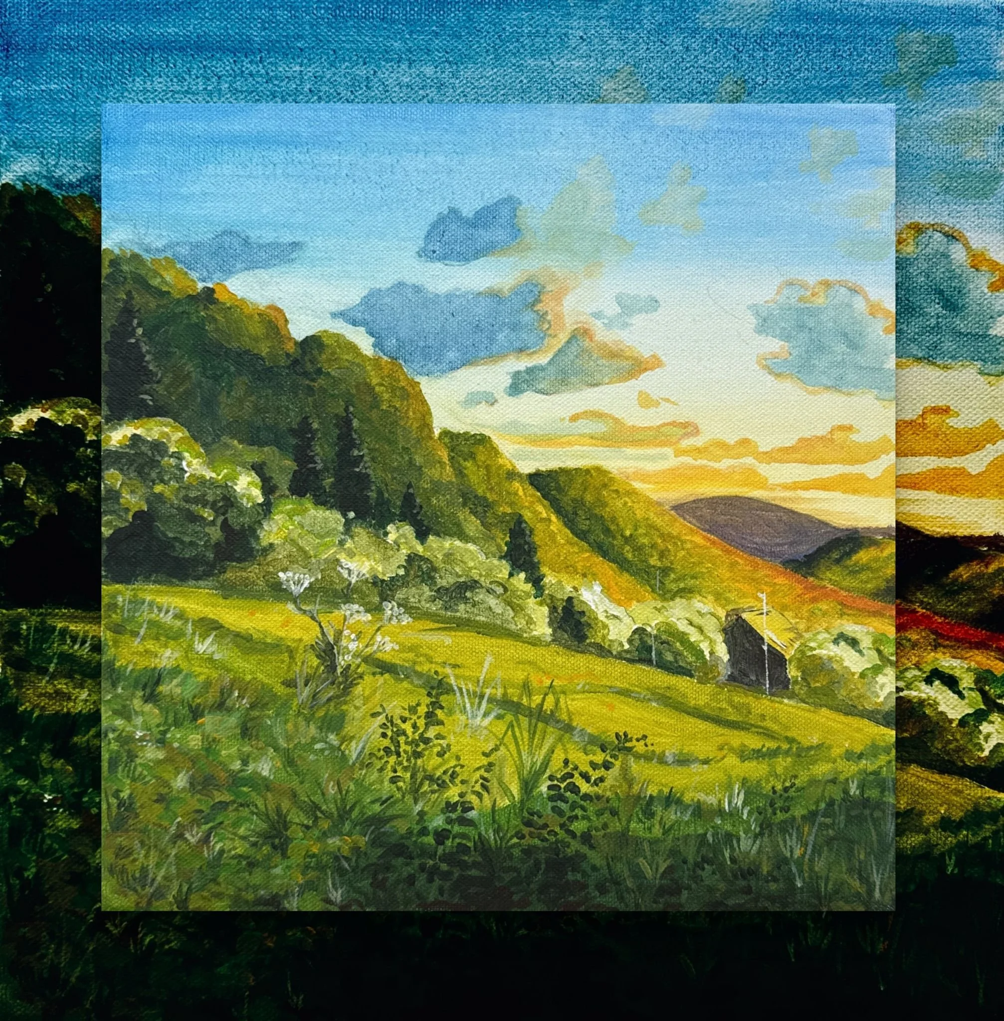 Studio Ghibli Inspired Landscape