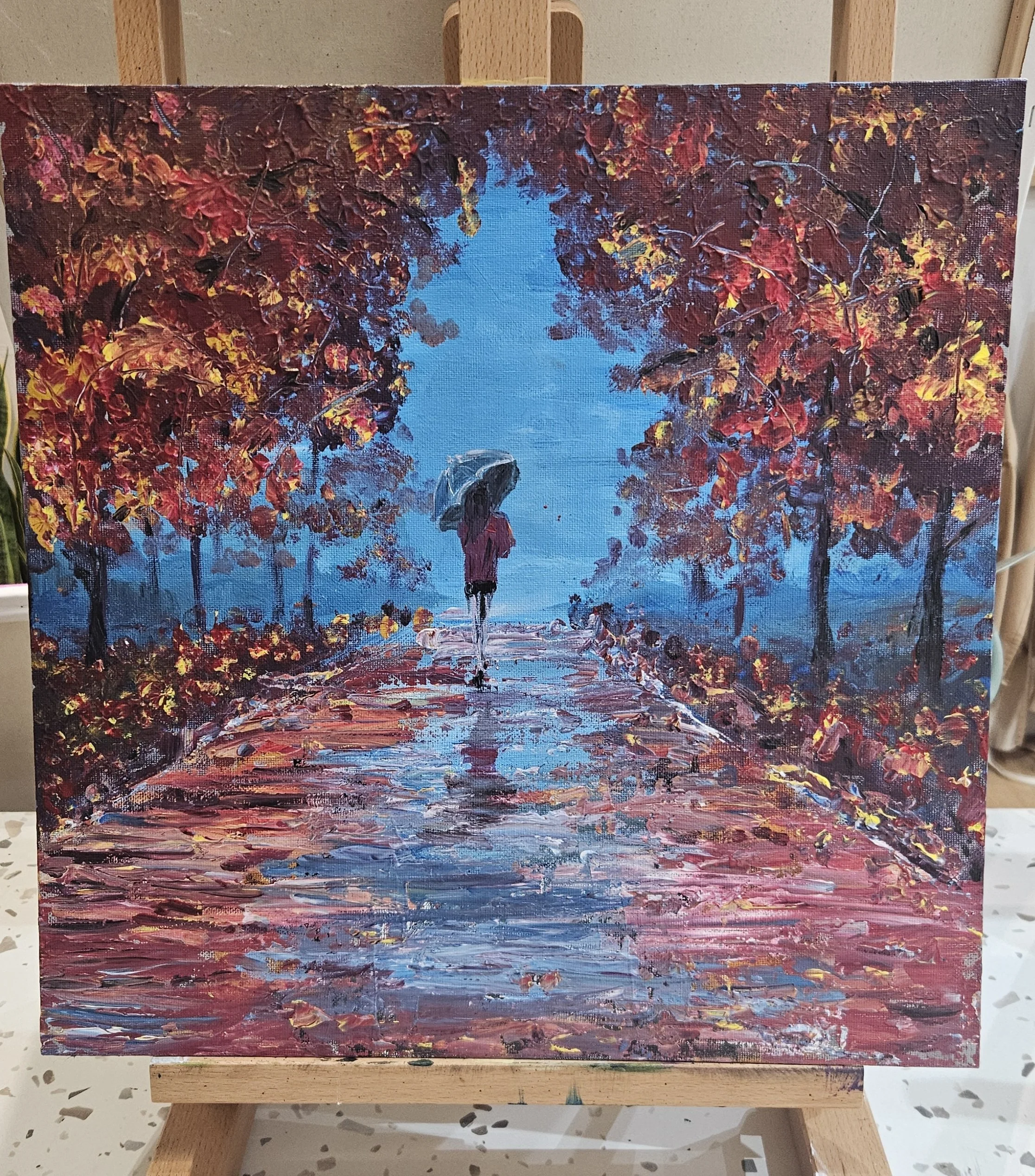 Walk in Autumn Rain