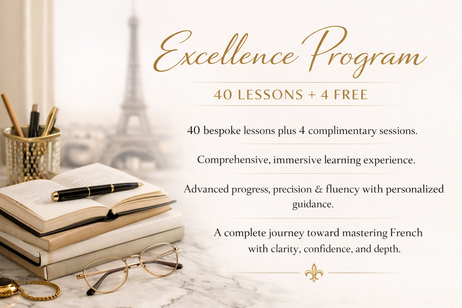 Excellence Pack - 40 lessons + 4 free