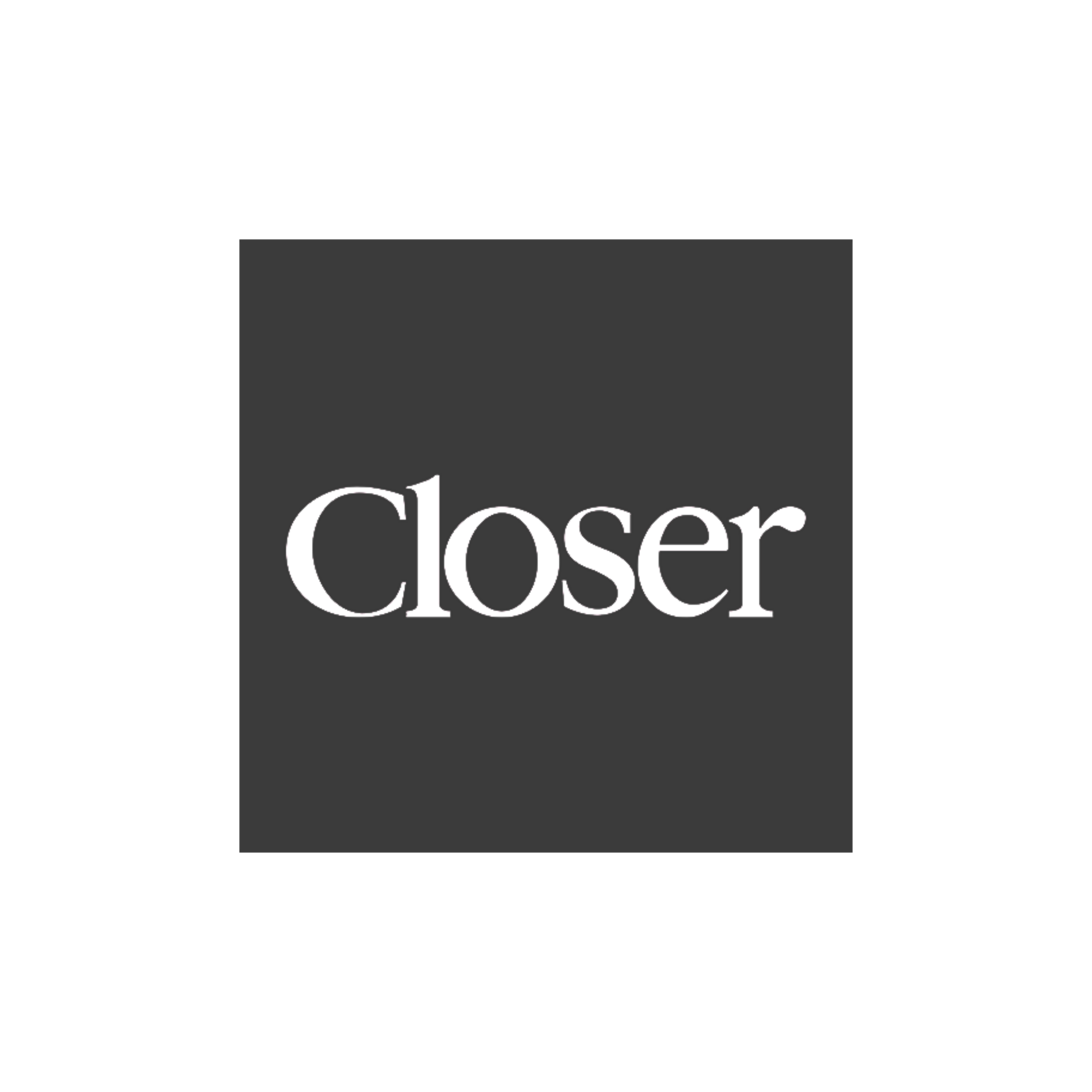 Black sign with large white text reading 'Close' on a dark background.