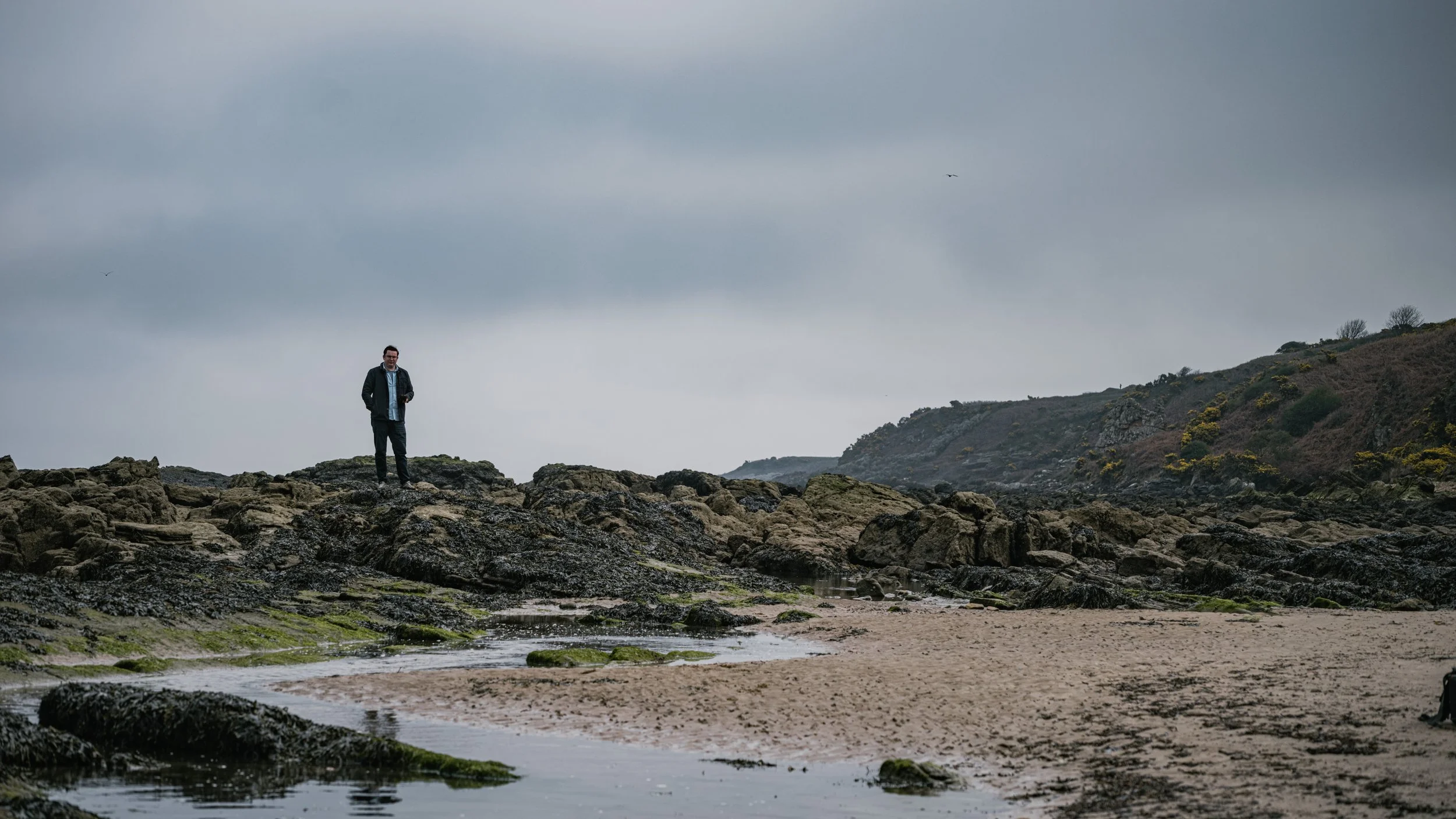 Chef Dean Banks foraging in St. Andrews