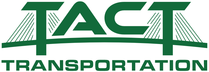 3PL Drayage logo of TACT Transportation with Savannah bridge