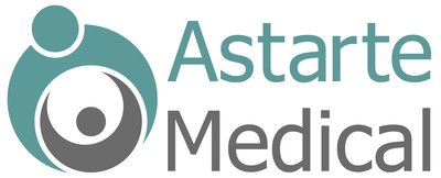 Astarte Medical logo with stylized figures and text